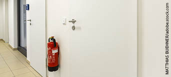 Zu den Brandschutztüren